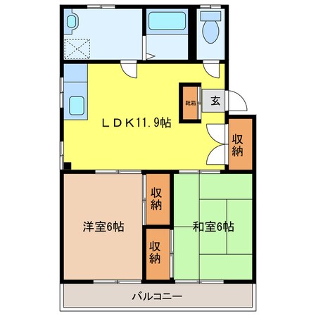 K’sマンションの物件間取画像